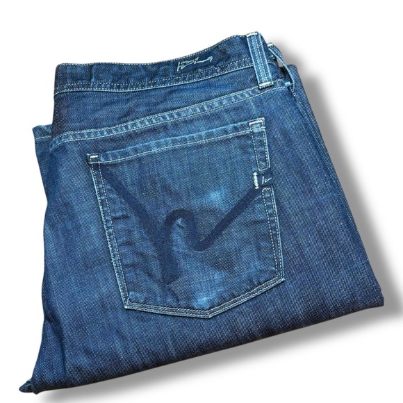 CITIZENS OF HUMANITY 100% Cotton MADE IN USA Evans Relaxed Fit Button Fly Sz 36 - Picture 1 of 15